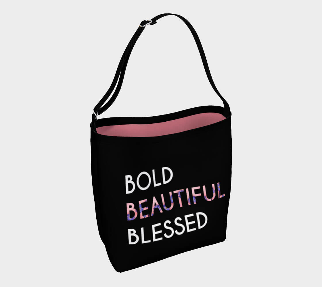 Bold Beautiful Blessed Day Tote