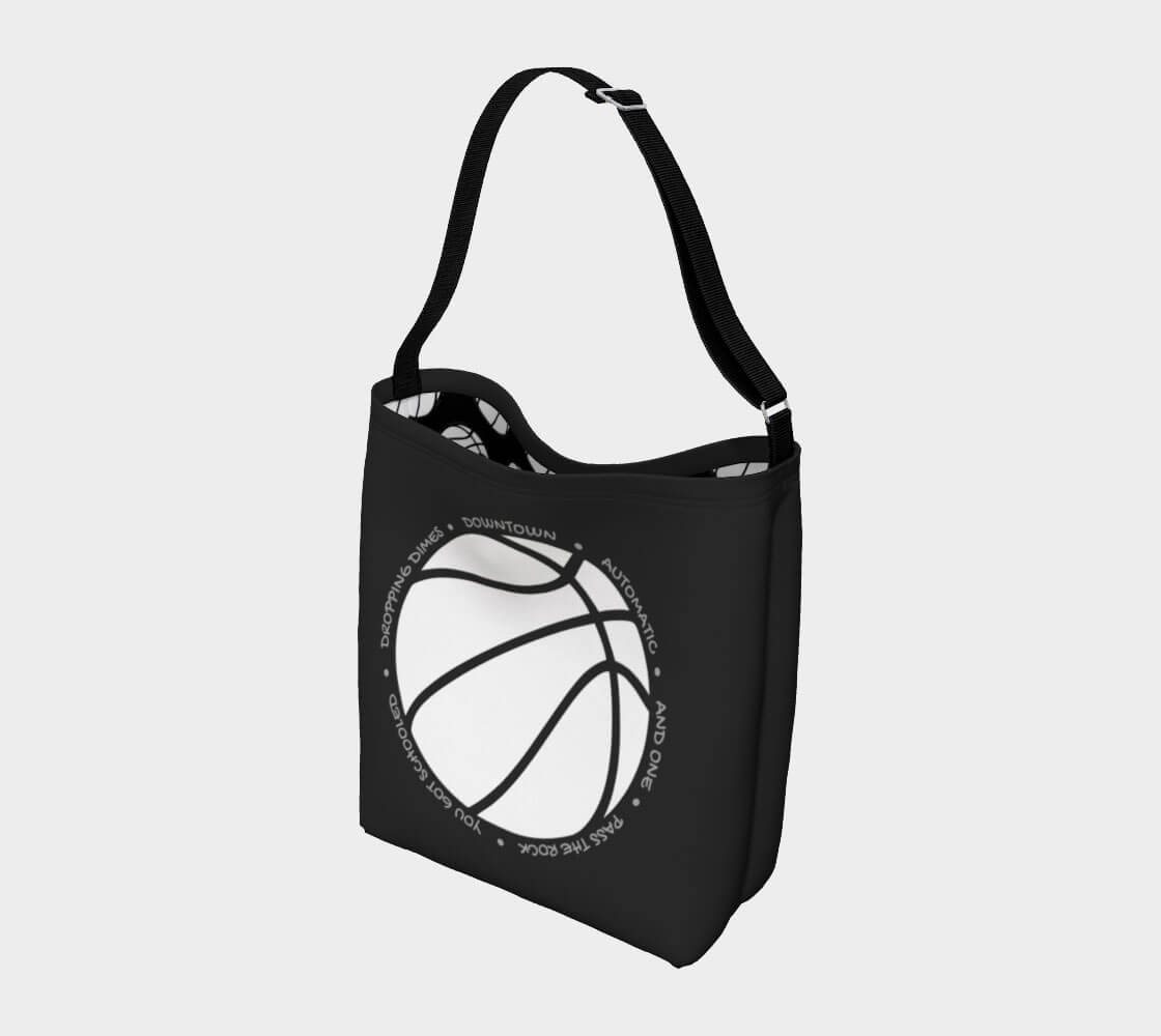 Hoop it Up Trash Talk Day Tote Zoomed