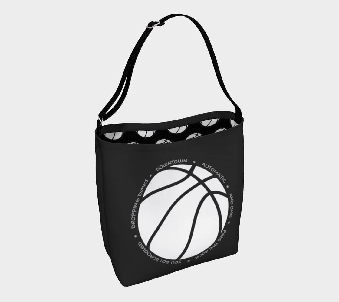 Hoop it Up Trash Talk Day Tote