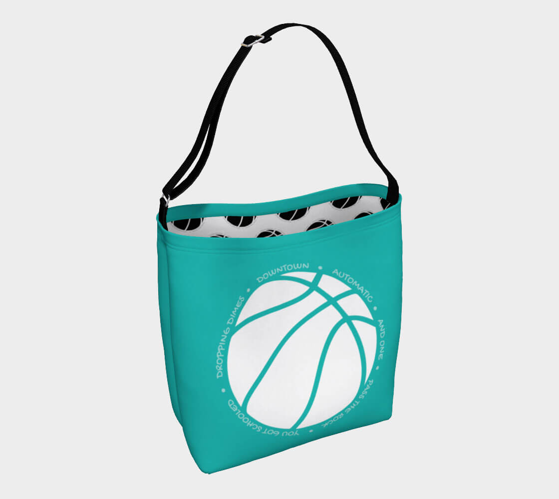 Hoop it Up Trash Talk - Charcoal Day Tote