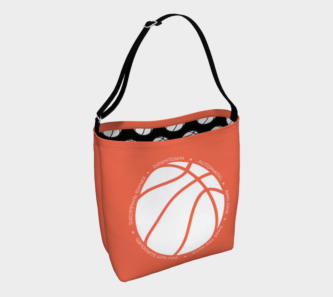 Hoop it Up Trash Talk - Sienna Day Tote