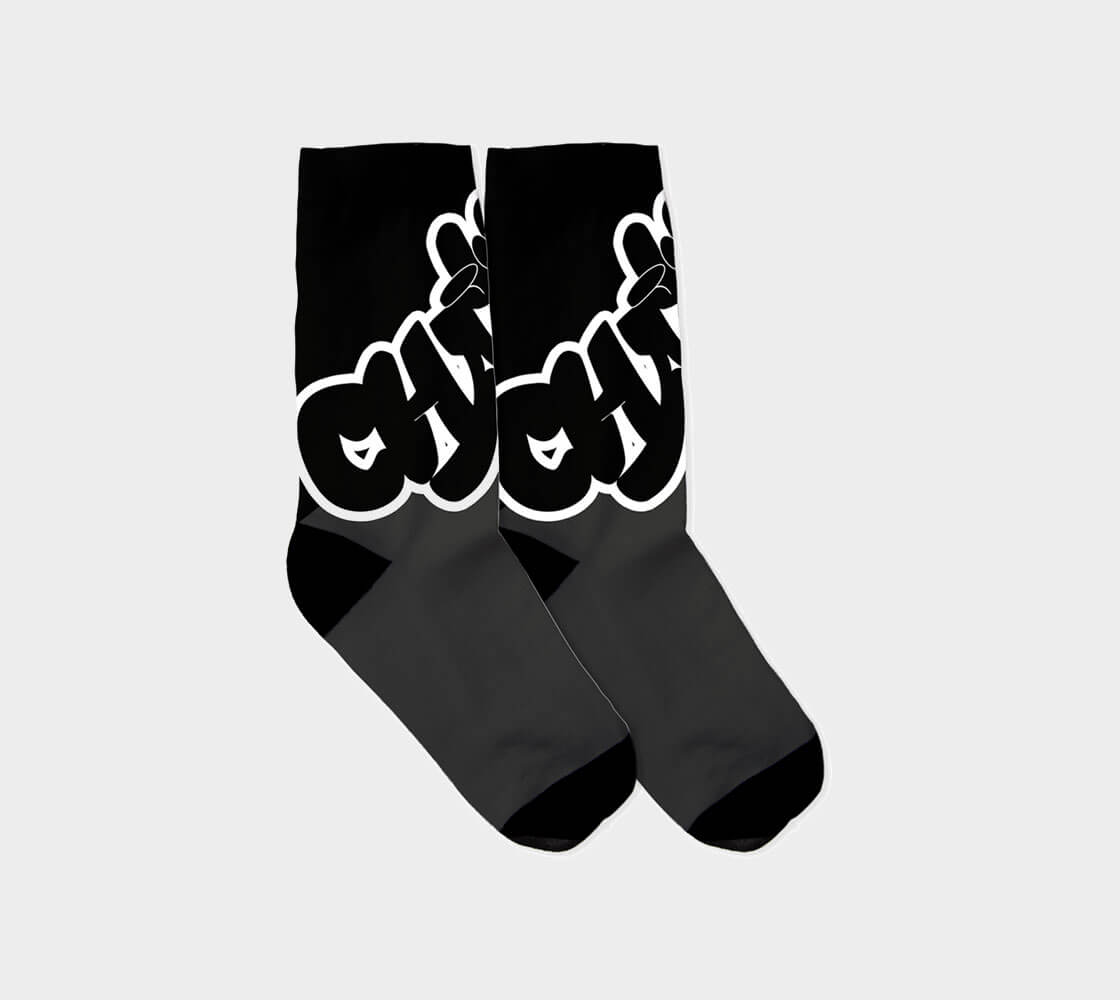 Chaos - Black/Charcoal Socks