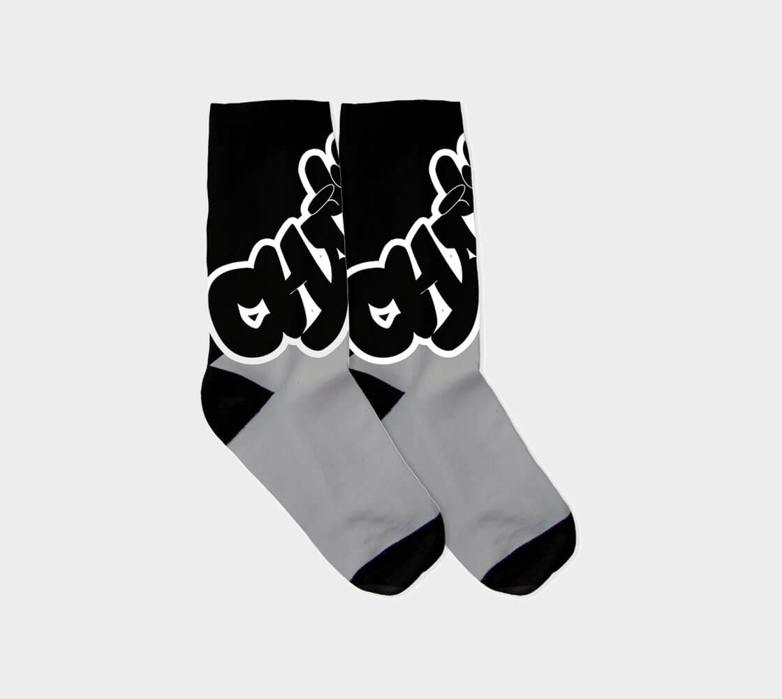 Chaos - Black/Slate Socks