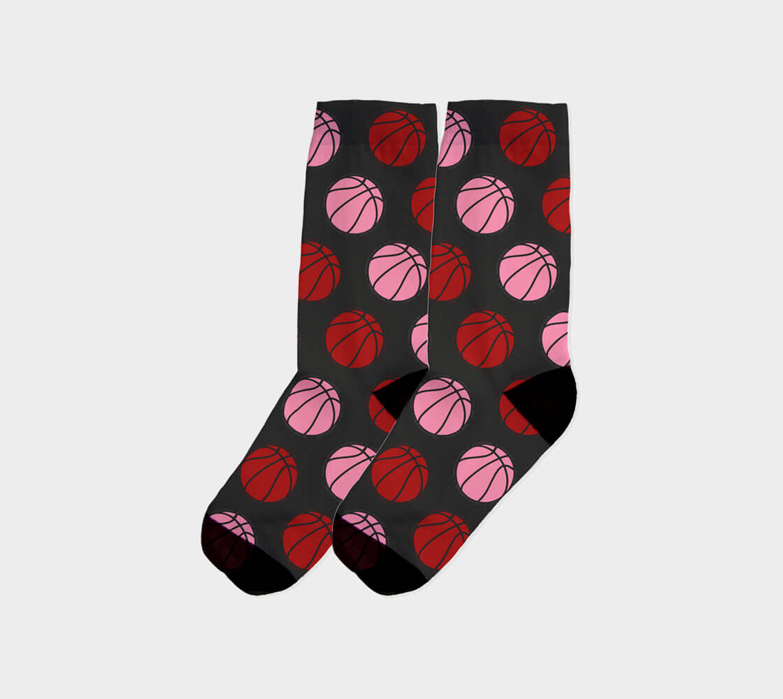 Hoop it Up Trash Talk - Lavender Socks