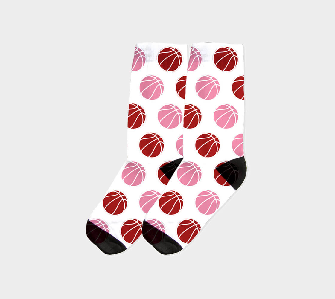 Hoop it Up Trash Talk - Lavender Socks