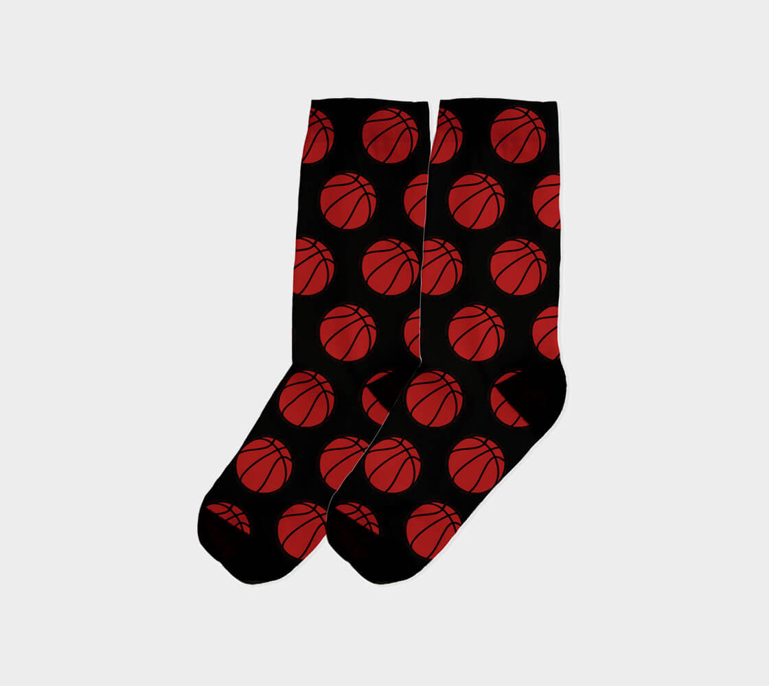 Hoop it Up Trash Talk - Lavender Socks