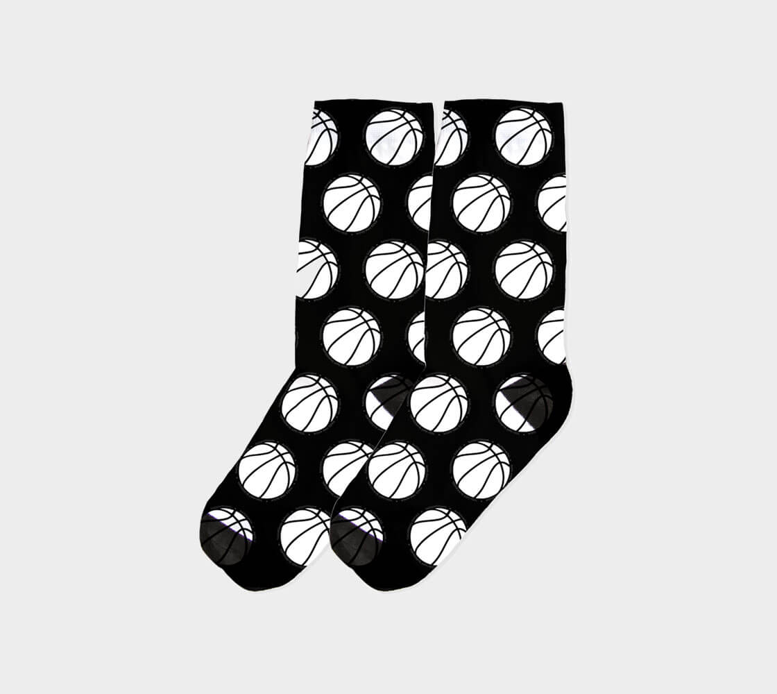 Hoop it Up Trash Talk Socks Zoomed