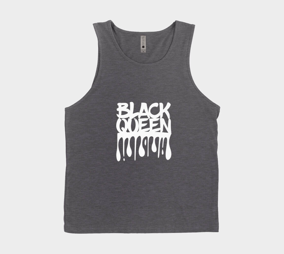 Black Queen - Charcoal Tank Top.