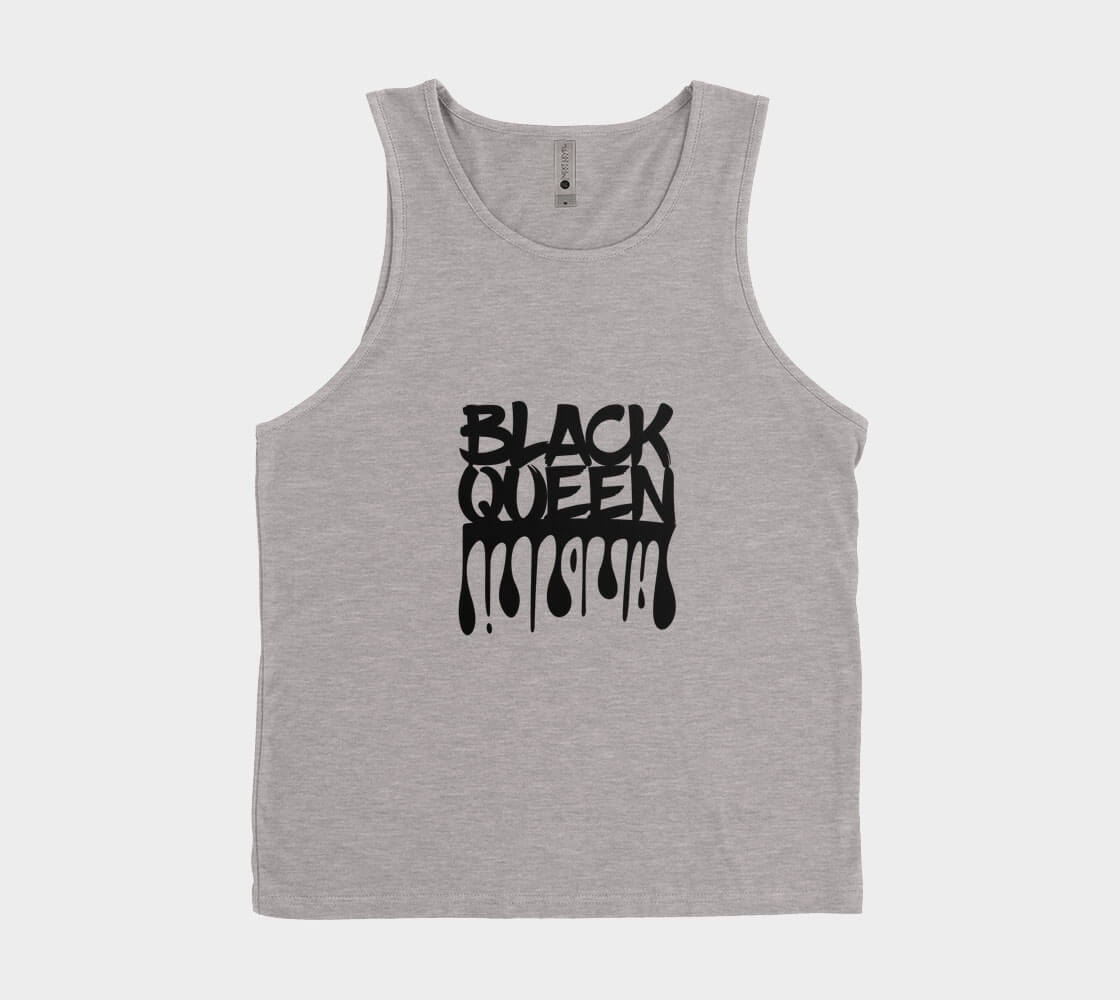 Black Queen - Dark Heather Tank Top.