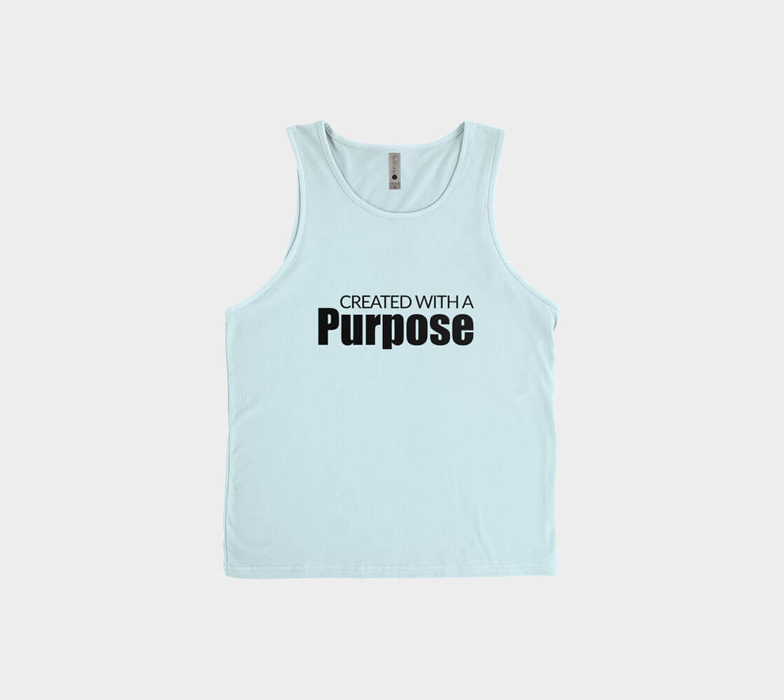 Created With a Purpose Words Tank Top