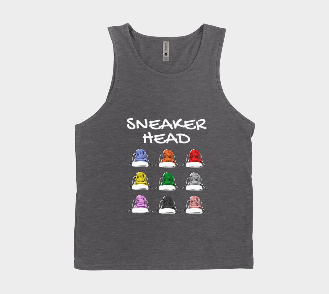 Sneakerhead v1 - Charcoal Tank Top.