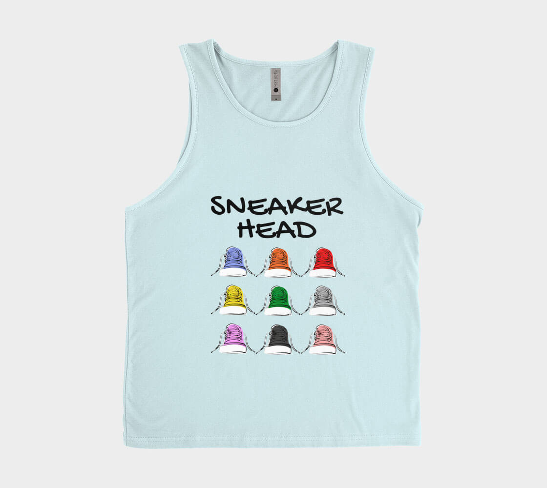 Sneakerhead v1 - Ice Blue Tank Top.