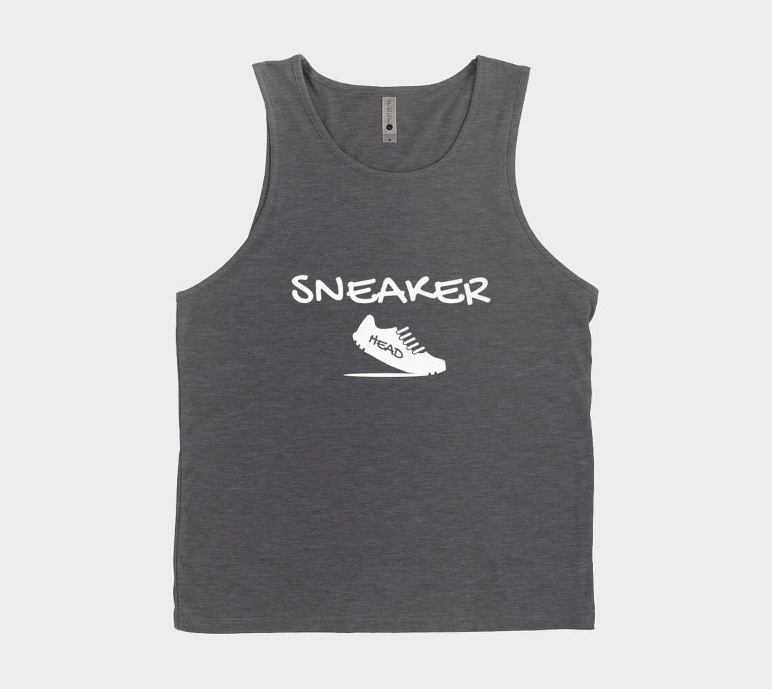 Sneakerhead v2 - Charcoal Tank Top.