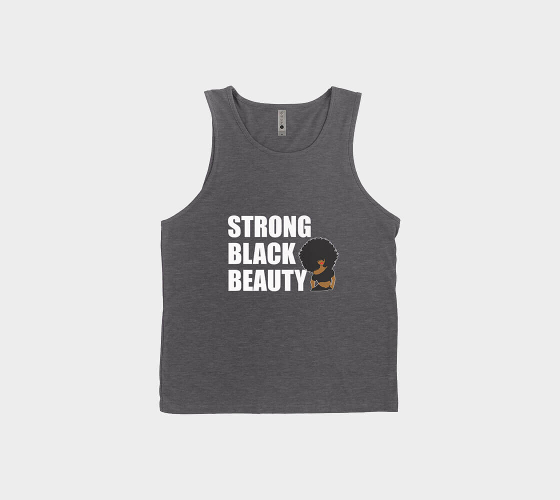 Strong Black Beauty Tank Top