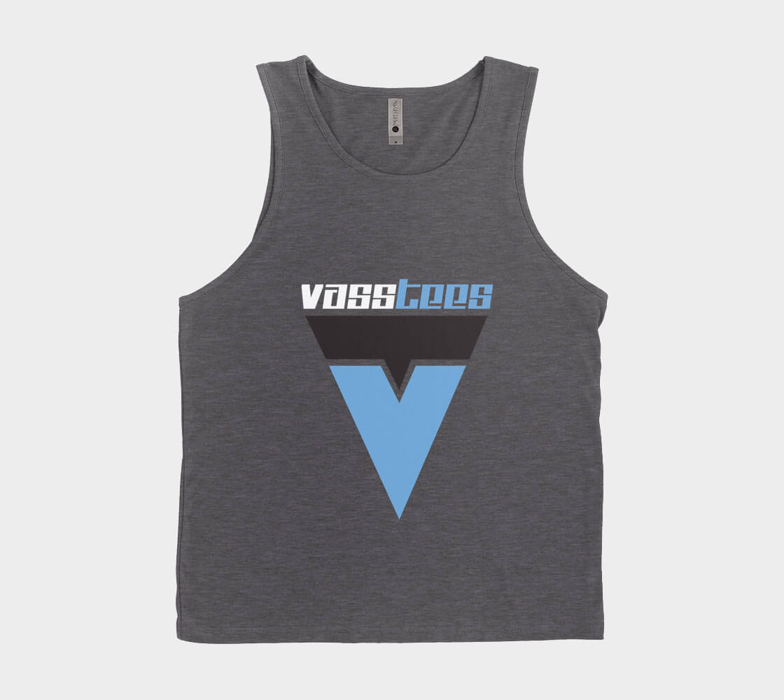 VassTee Classic v1 - Charcoal Tank Top.