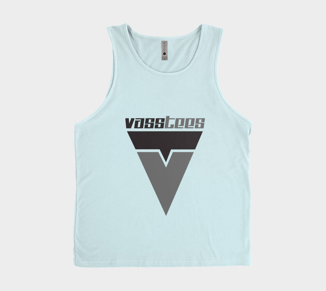 VassTee Classic v1 - Ice Blue Tank Top.