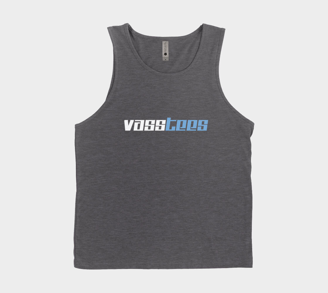 VassTee Classic v2 - Charcoal Tank Top.