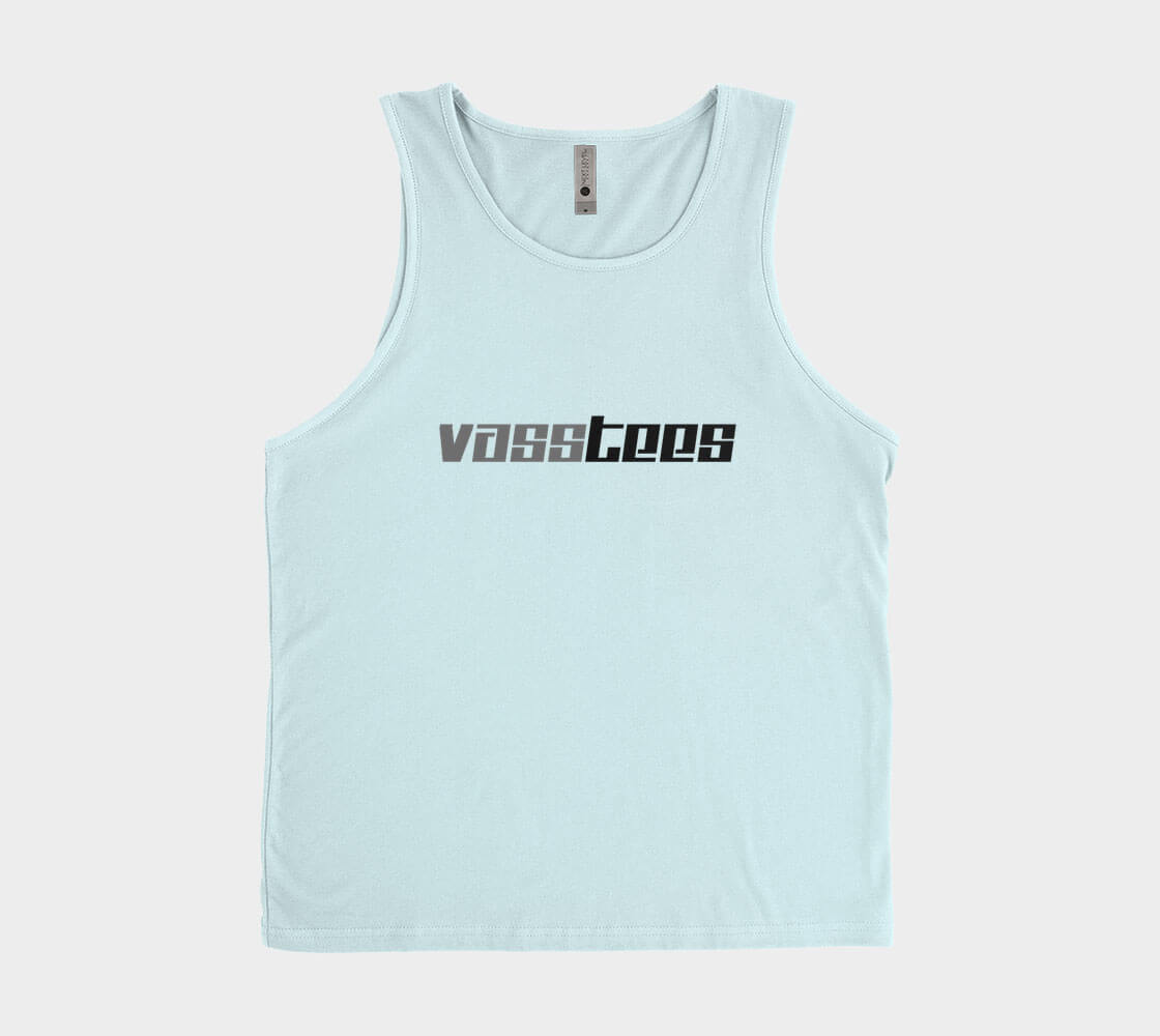 VassTee Classic v2 - Ice Blue Tank Top.