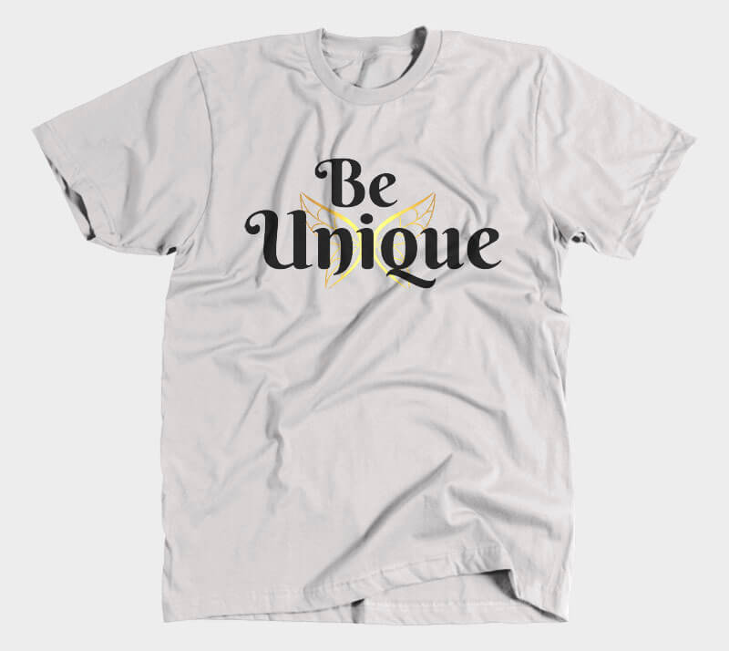 Be Unique - Heather Grey tee