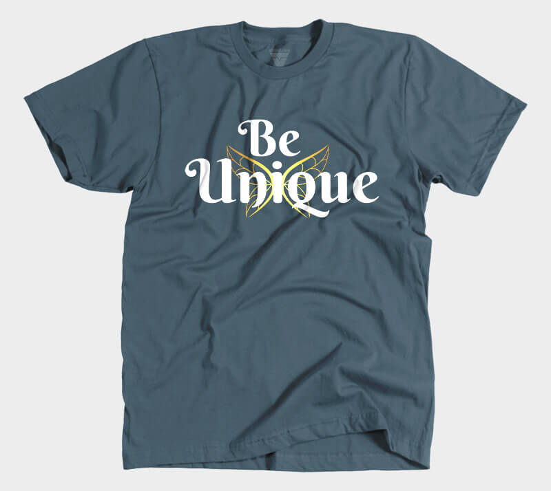 Be Unique - Indigo tee