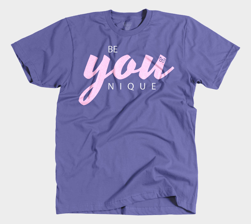 Be You Nique - Purple tee