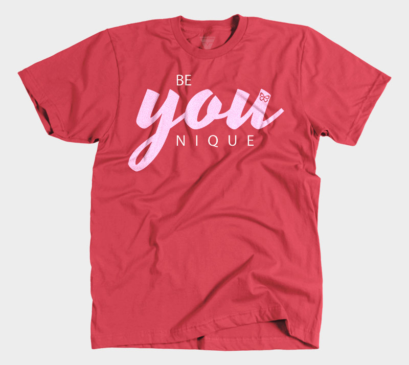 Be You Nique - Red tee