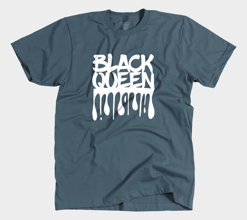 Black Queen - Indigo tee