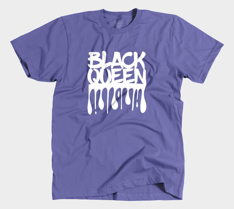 Black Queen - Purple tee