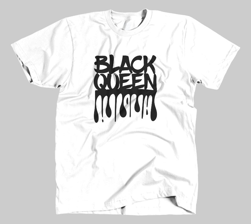 Black Queen - White tee