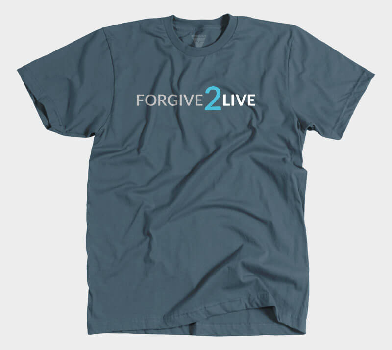 Forgive 2 Live - Indigo tee