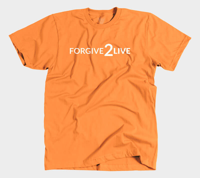 Forgive 2 Live - Orange tee