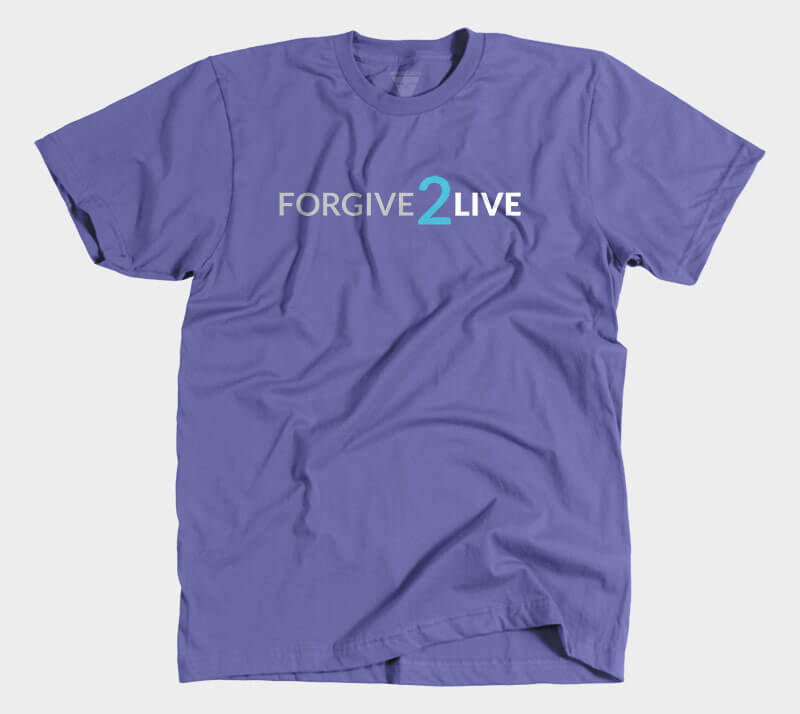 Forgive 2 Live - Purple tee