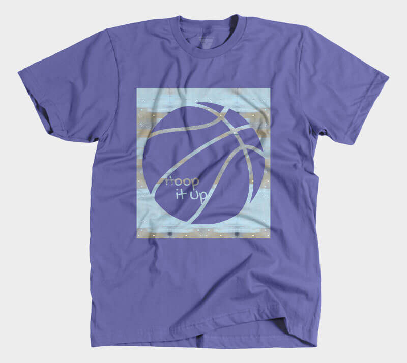 Hoop it Up Cam - Purple tee