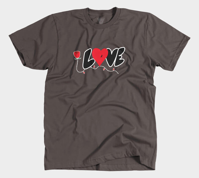 Love - Chocolate tee