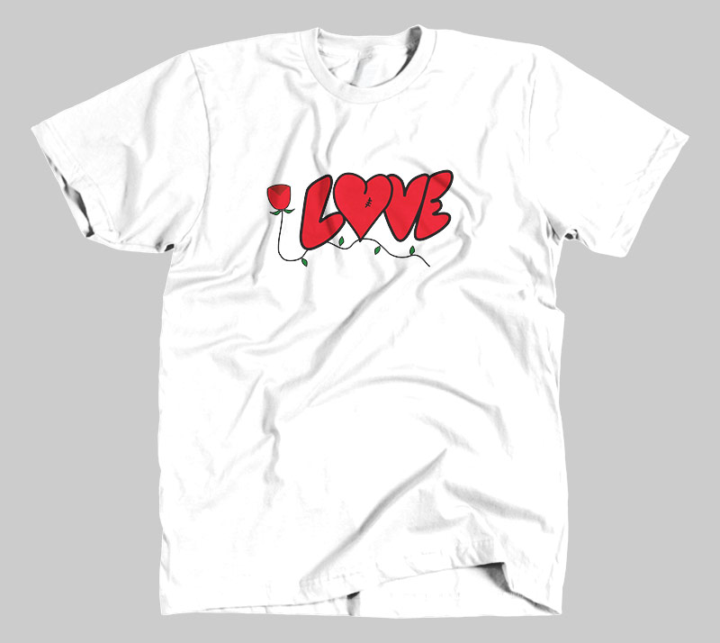 Love - White tee