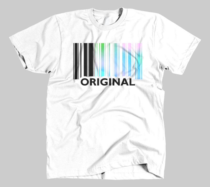 Original - White/Cotton Candy tee