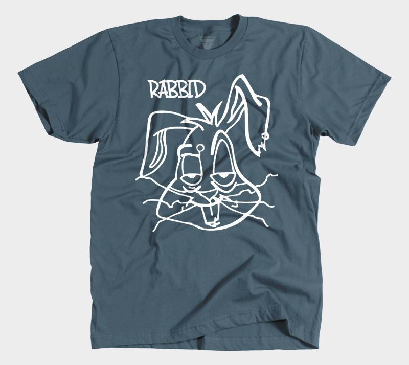 Rabbid - Indigo tee