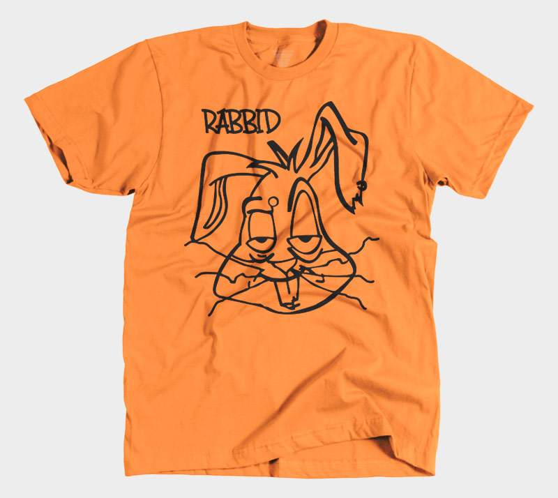 Rabbid - Orange tee