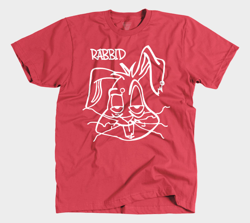 Rabbid - Red tee