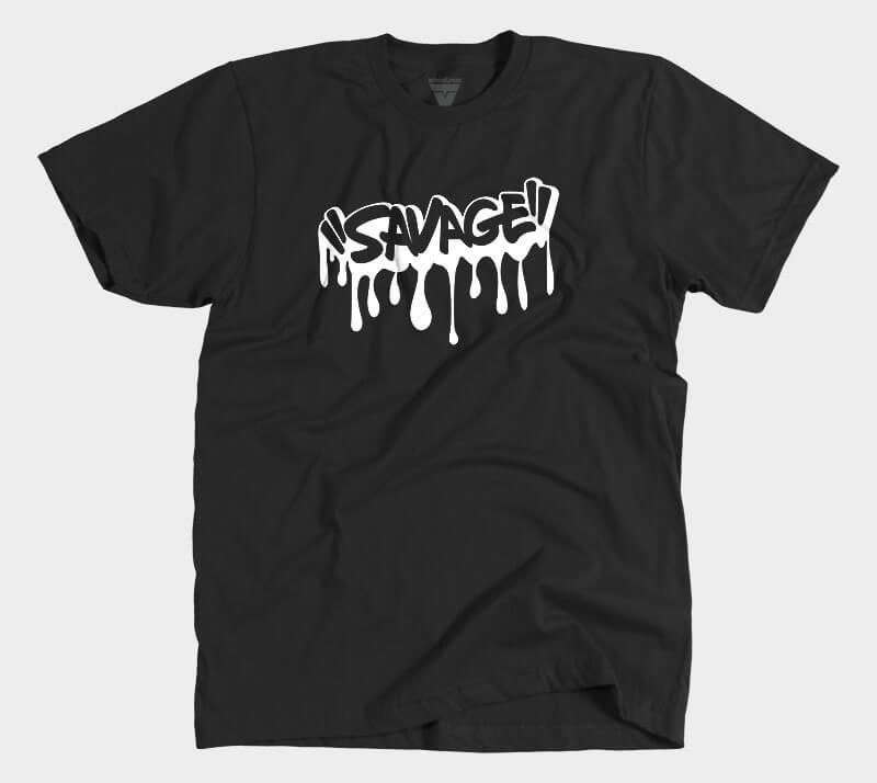 Savage - Black tee