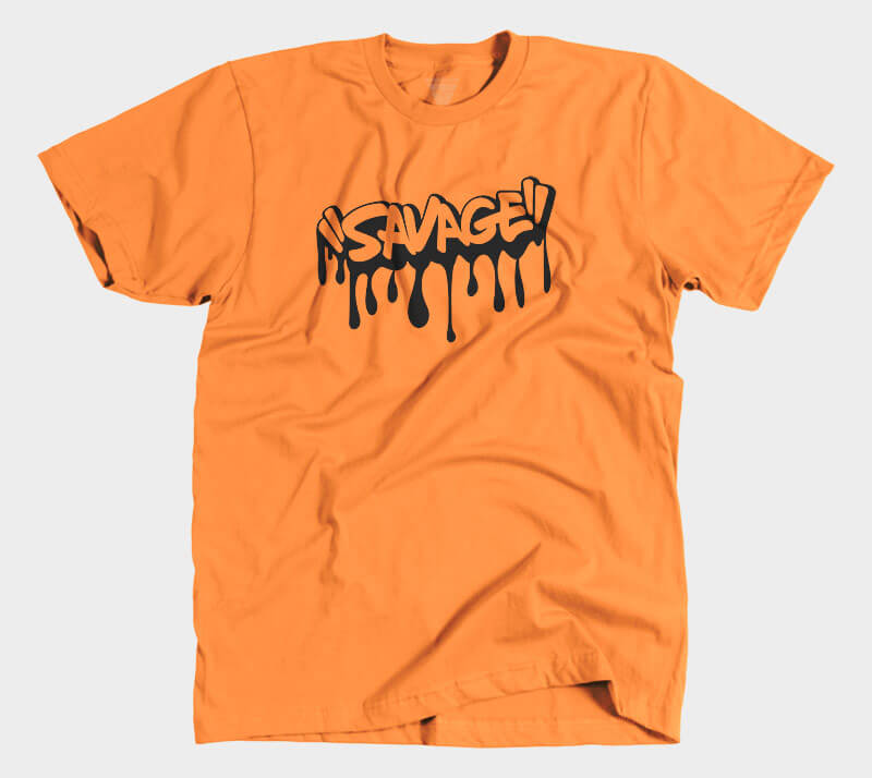 Savage - Orange tee