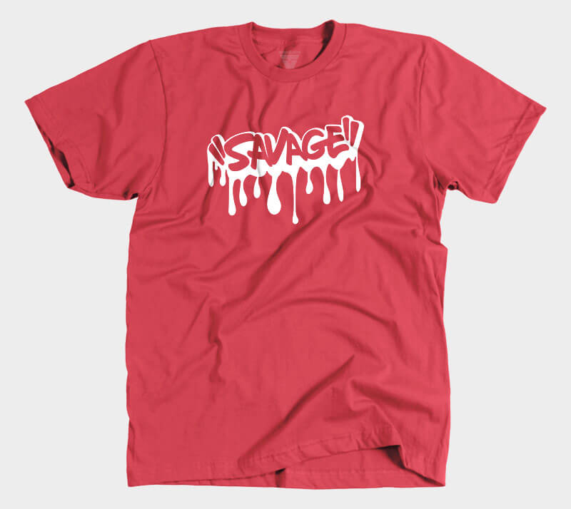 Savage - Red tee