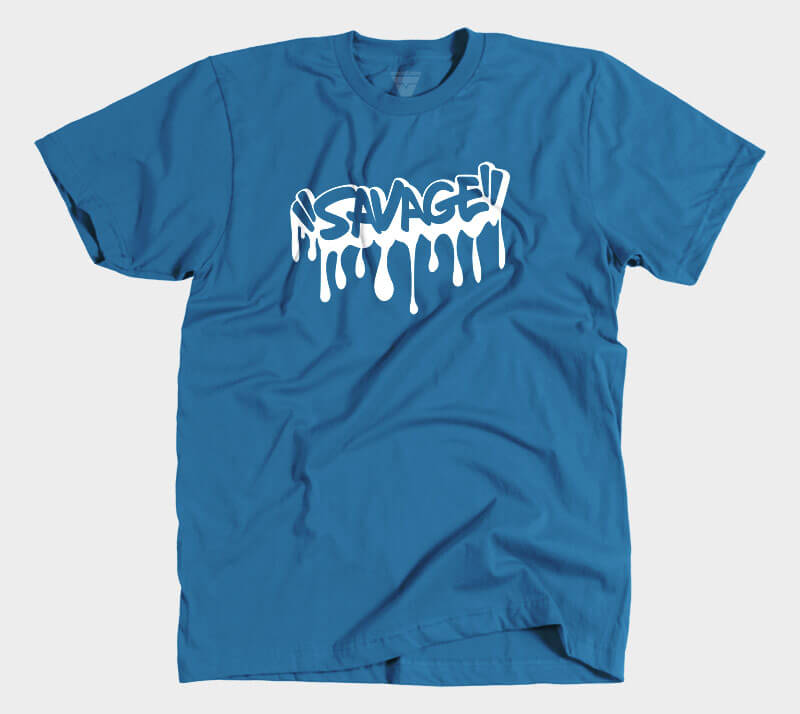 Savage - Royal Blue tee