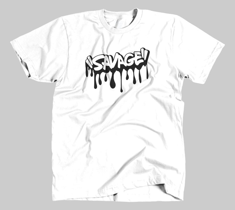 Savage - White tee