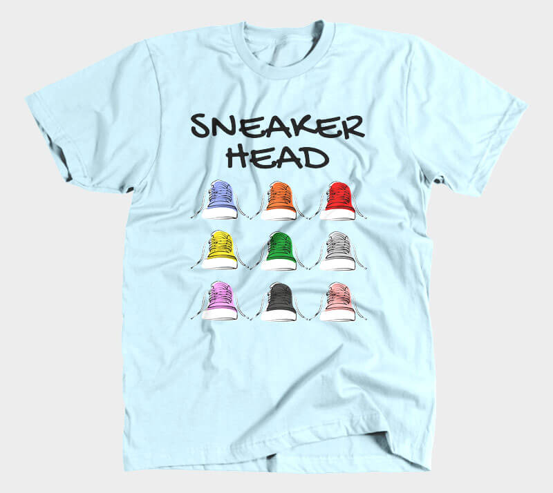 Sneakerhead v1 - Light Blue tee