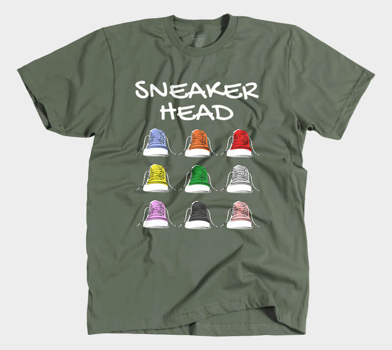 Sneakerhead v1 - Military Green tee