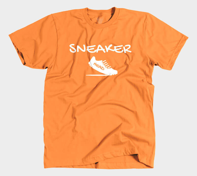 Sneaker Head v2 - Orange tee