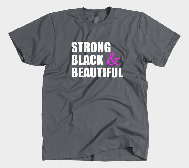 Strong Black & Beautiful - Heavy Metal tee