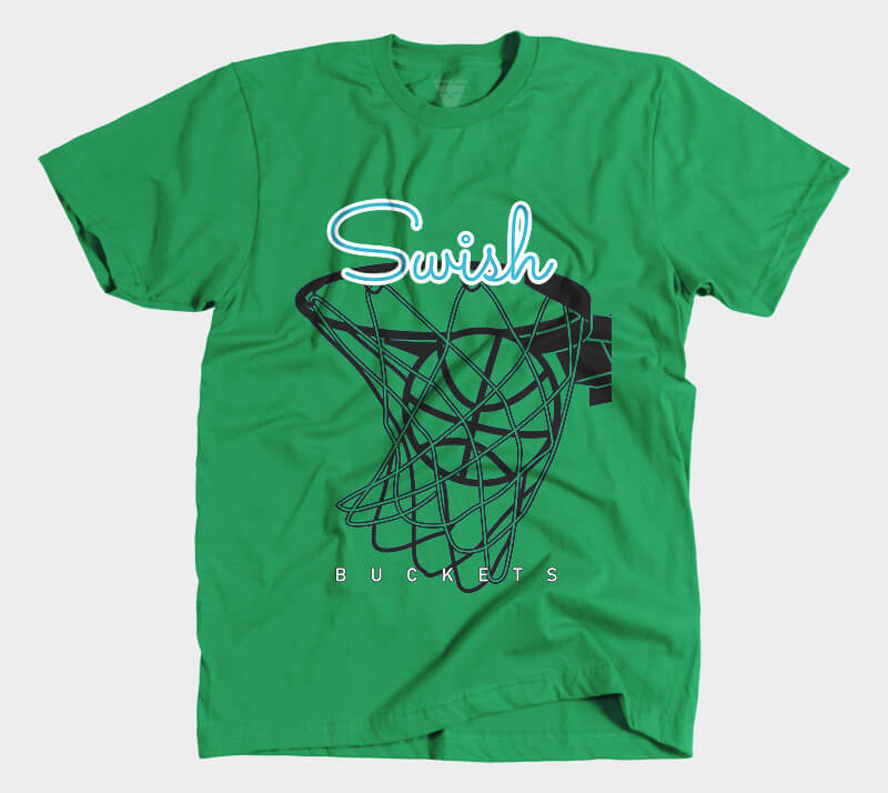 Swish - Kelly Green tee