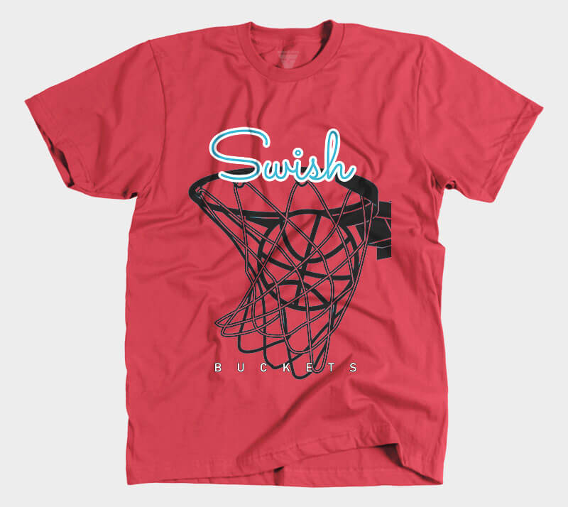 Swish - Red tee